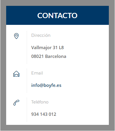 boyfe contacto